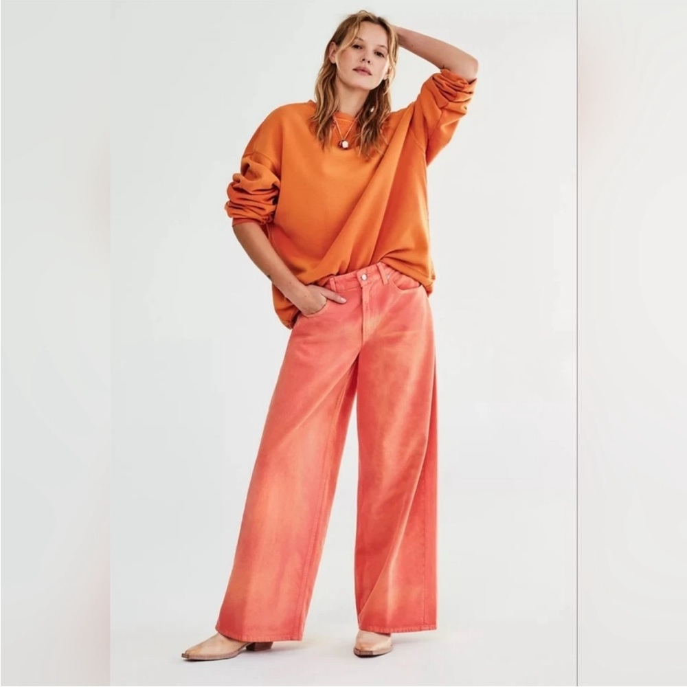 Free People x We the Free waterfall baggy wide leg jeans - Picture 2 of 14
